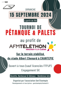 Tournoi pétanque palets